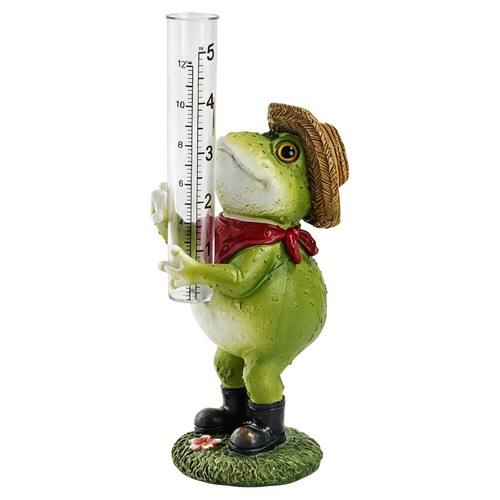 Cute frog rain - frog, gauge