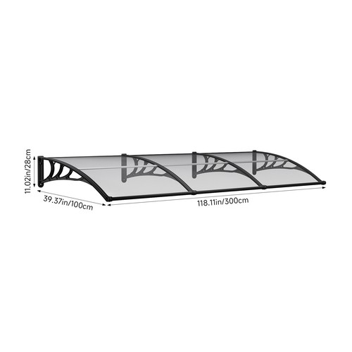 100 300cm door canopy awning - canopy,