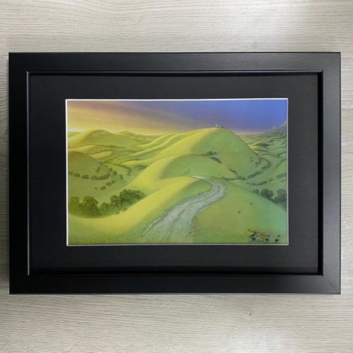 Framed the chalk art paul - art.,