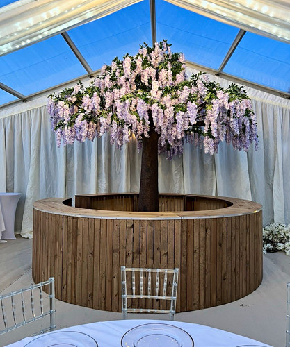 Extra large artificial - artificial, lilac