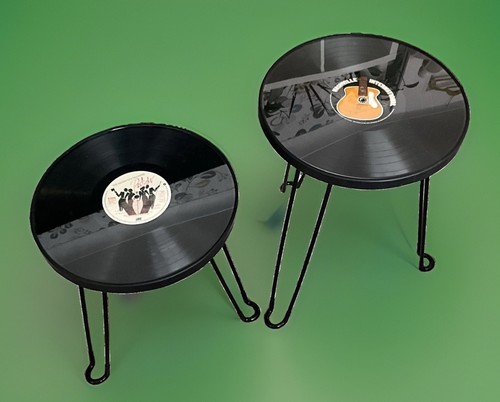 Small round coffee side end - round,