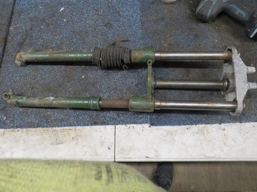 Puch vz50 forks yokes complete - puch,