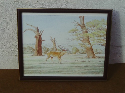 Vintage glazed framed - vintage,