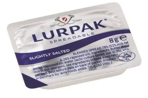 Lurpak butter portions x - 8g,
