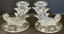 Vtg Fostoria Manganese Glass