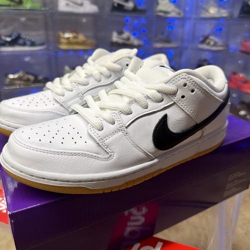 Nike dunk low white gum - sb,
