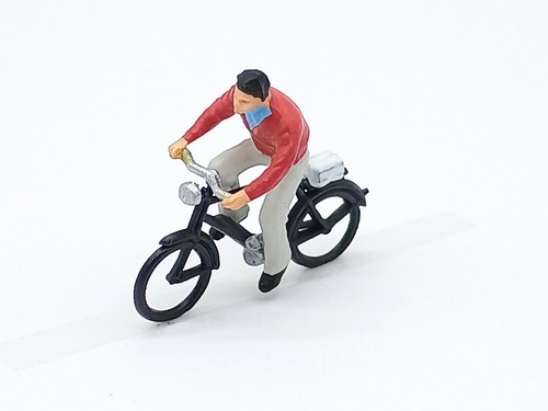 Preiser figure cyclist - preiser, on