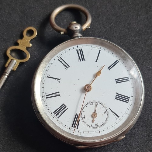 Antique solid silver gents - antique,