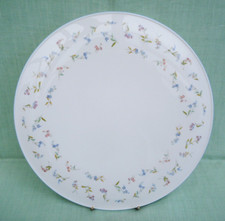 Vintage Royal Worcester bone china cake plate - Forget Me Not - 28 cm (11")