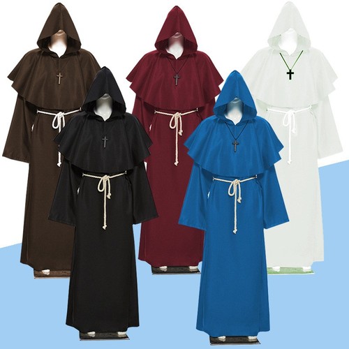 Adult medieval monk robe - adult,