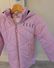 Girls Pink Elle Coat