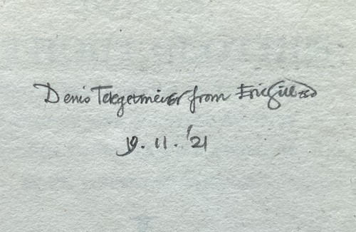 Eric gill signed son law - eric, son-in-law