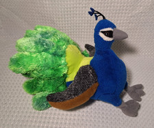Peacock Plush 10" Stuffed