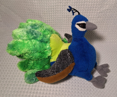 Peacock plush stuffed - peacock,