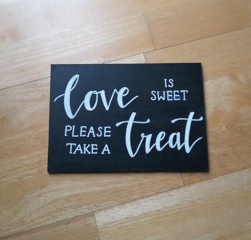Chalkboard sweet table - sweet, wedding