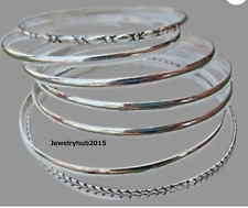 Beautiful Silver Bangle Set