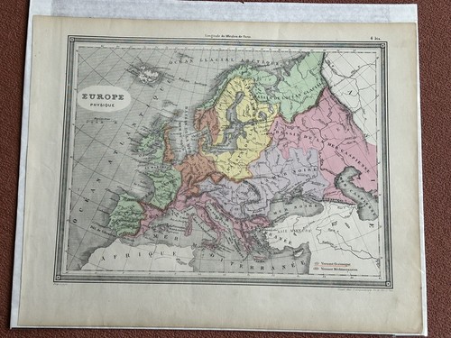 1851 vuillemin europe physique - 1851,