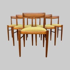 6x Beautiful Mid Century Danish Teak Dining Chairs By H.W. Klein For Bramin 
