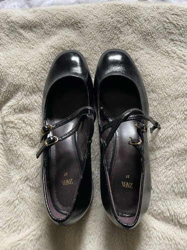 Zara black mary jane - mary, strappy