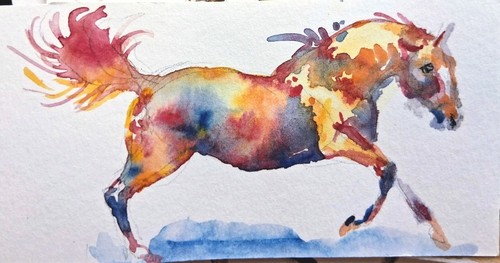 Original watercolor painting