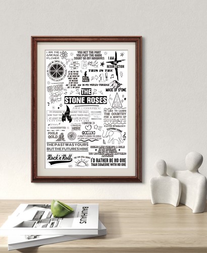 The stone roses poster music - roses,