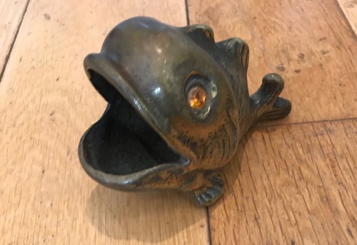 Vintage heavy cast brass - heavy,