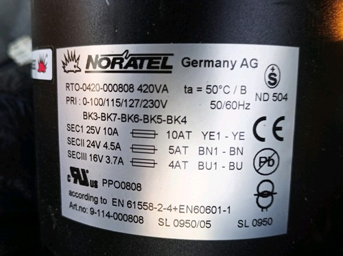 Toroidal transformer noratel - transformer,