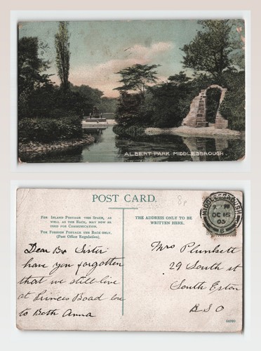 Postcard albert park - postcard,