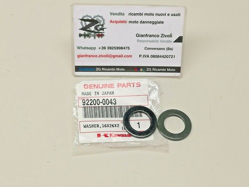 92200 0043 genuine kawasaki - kawasaki, x2