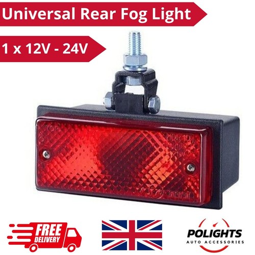 Rear fog light 12v 24v - rear, 12v-24v