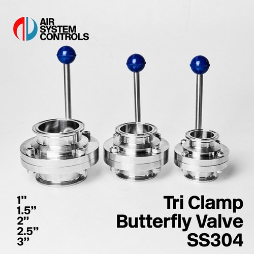 Tri clamp sanitary butterfly - sanitary,