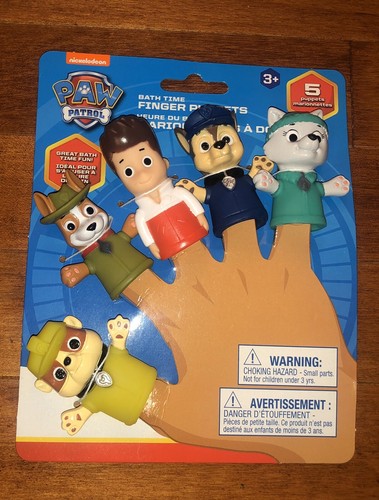 Paw patrol finger puppets - 5,