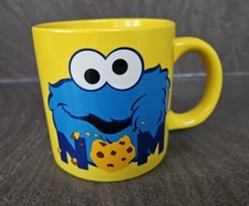 Sesame Street Cookie Monster Nom Large Ceramic Mug Table Wear Cup Simba Genuine