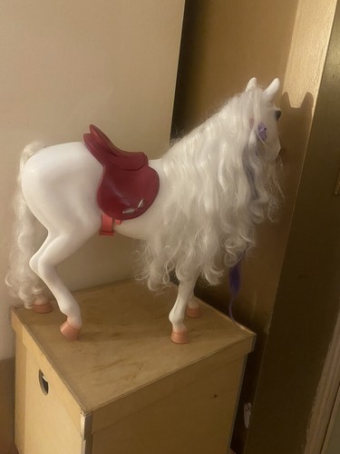 Large white toy - white, horse