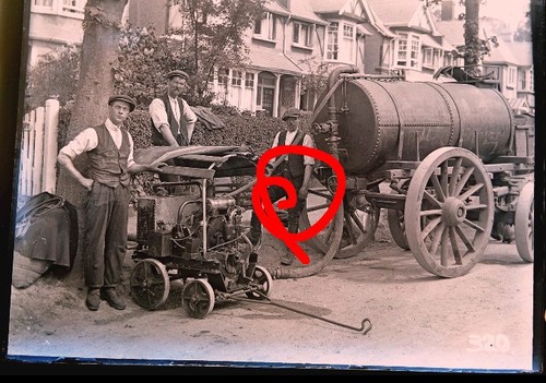 Antique glass negative lacy - antique,