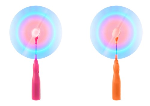 Pink orange flashing led - 1,