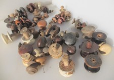 Victorian Wooden Dresser Knobs Chest of Drawers Handles Pulls Old Antique ODD