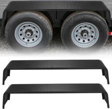 Tandem Trailer Mudguards Mudwing For 13-15" Wheel Detachable Heavy Duty Plate