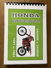 Honda Parts Manual CR450R