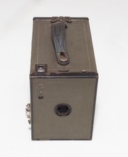 Kodak Brownie No.2 Portrait 120 Film Model F Box Camera with Case