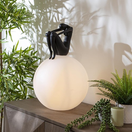 Modern black resin unusual - modern,