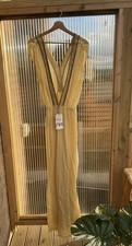 Zara Yellow Maxi Dress Size