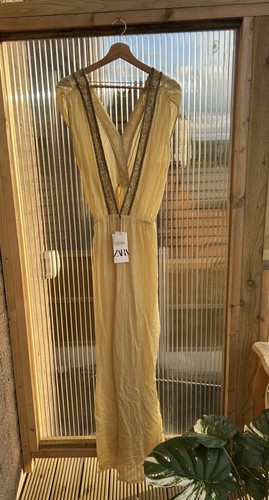 Zara yellow maxi dress - maxi,