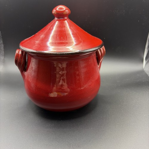 Red pot cauldron 5 inch - red, 6