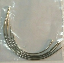 BROTHER KNITTING MACHINE KA8210 KA2600 INTARSIA CARRIAGE CURVED NEEDLES SET X 4