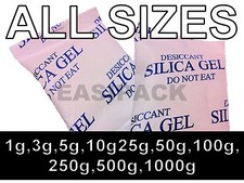 Silica gel desiccant sachets - gel,