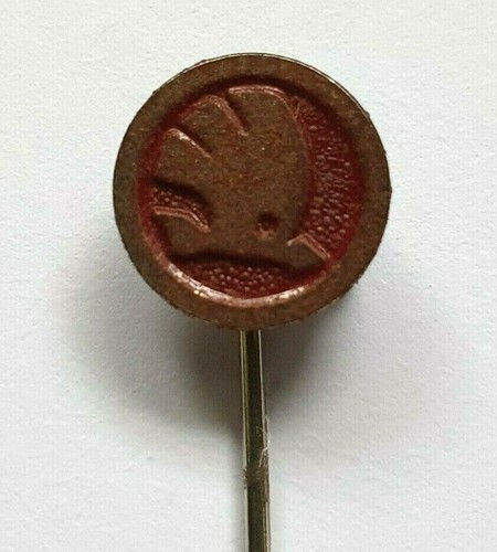 Vintage skoda metal - vintage, enamel