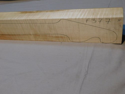 Flame maple neck - neck, blank