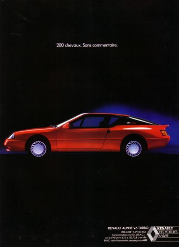 1985 renault alpine - 1985, (v6