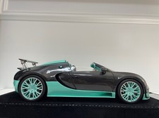 Bugatti Veyron Grand Sport Vitesse (Carbon/Turqoise) [Henson&Heaven] 1/18 scale